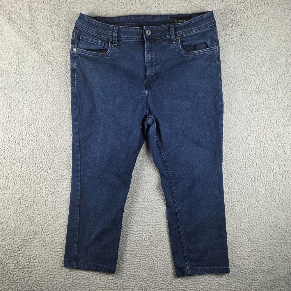 The Perfect Jean NYC Jeans Mens‎ 38x30 (36x24) Blue Slim Thick Stretch Denim